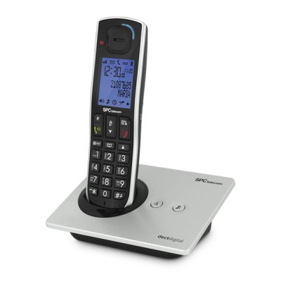 Spc 7702n Telefono Dect Ag100 Ml Id Lcd 2 Negro